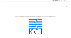 Desktop Screenshot of landairsurveying.com